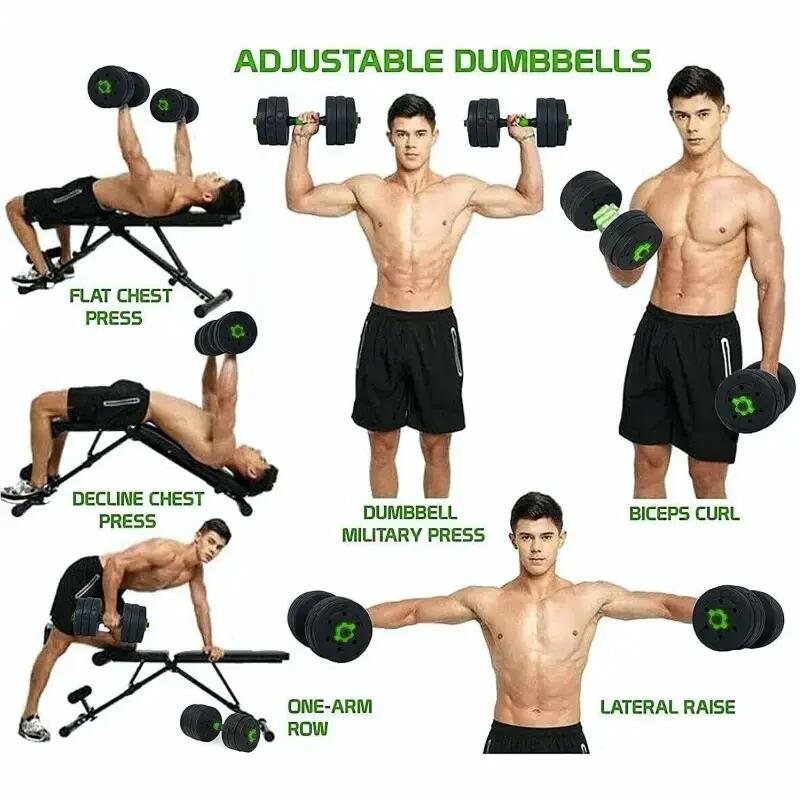 Set gantere reglabile kettlebell FitTronic 7 in 1 de 20 kg GKF20 6/6
