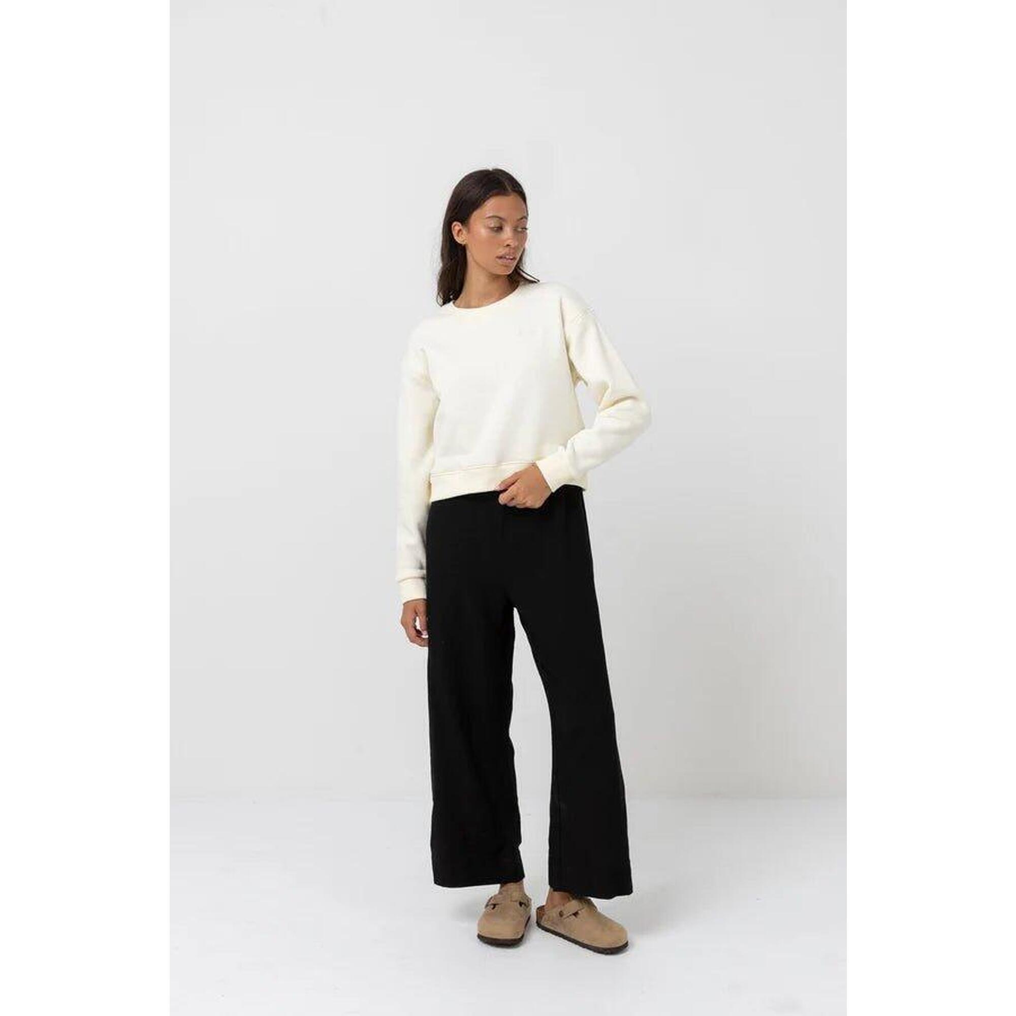 Rhythm - Classic Crew Neck - Sweat Femme - Sweat-shirt - Blanc - Decathlon