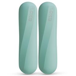 Haltères Pilates 1 kg en silicone - set de 2 pour Pilates & Yoga