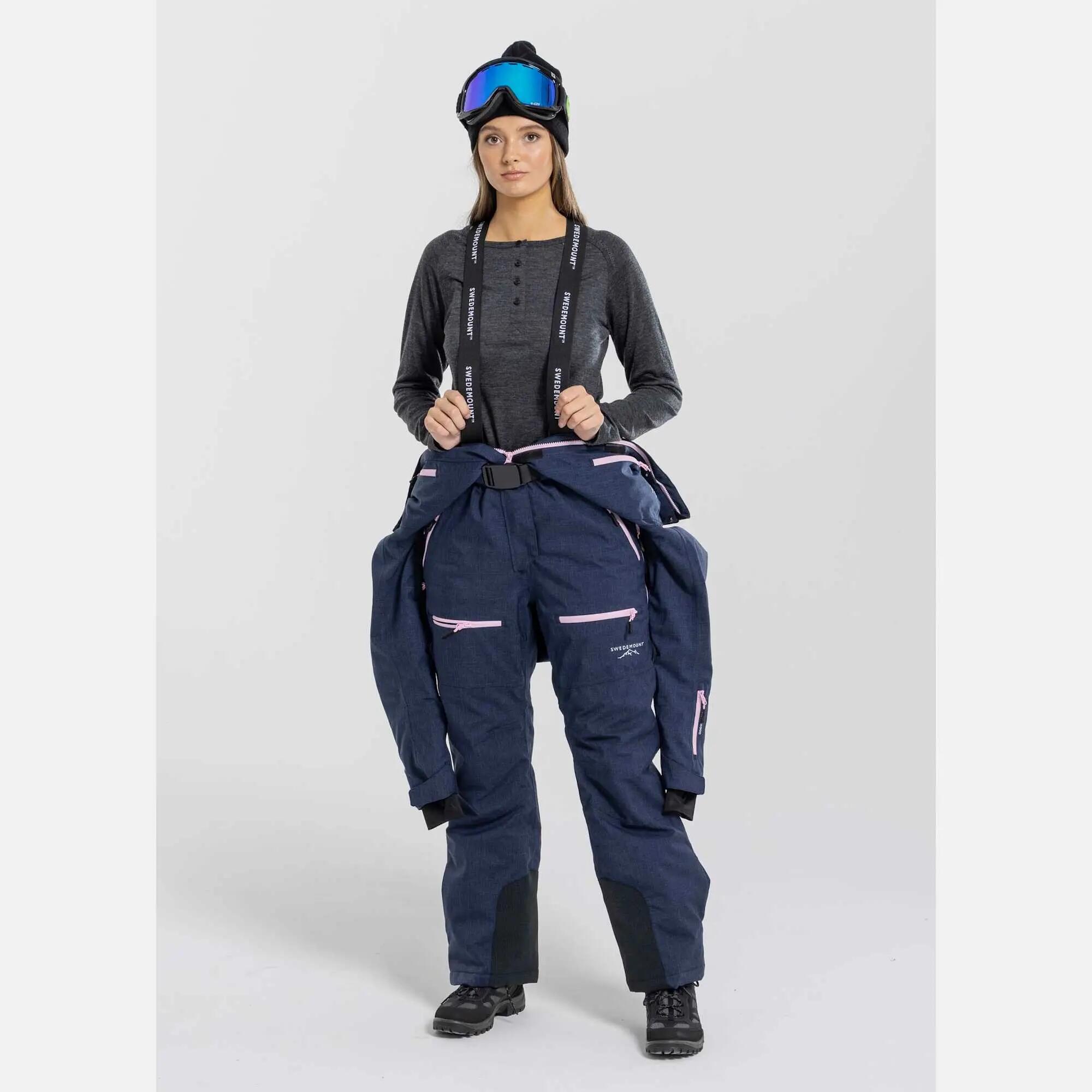 Combinaison de ski femme hiver imperméable coupe-vent Cervinia Skisuit Long 4/7