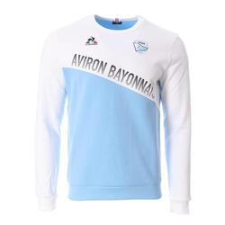 Sweat Blanc/Bleu Homme Le Coq Sportif Fanwear