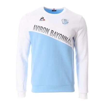 Sweat Blanc/Bleu Homme Le Coq Sportif Fanwear