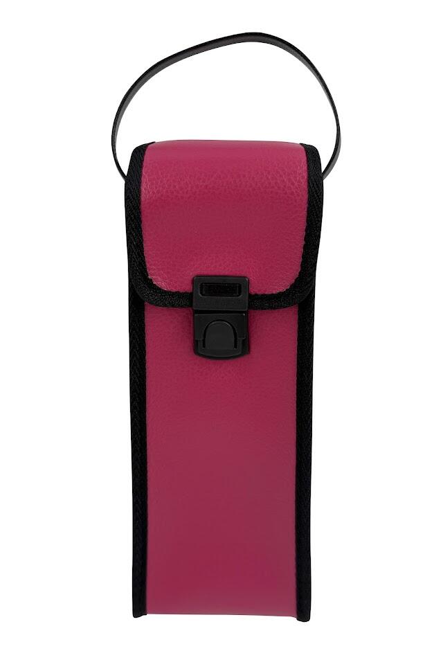 Sacoche souple pvc Framboise pour 3 boules de pétanque et cochonnet avec poignée 2/2