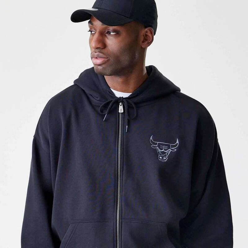 Hanorac New Era Nba Linear Fz Hoodie Chibul Adult