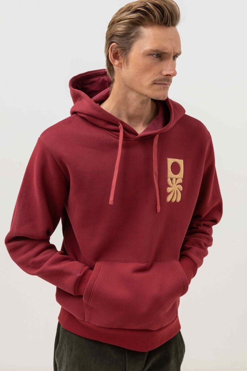 EmbroideRouge Sweat À Capuche Polaire Homme 3/3