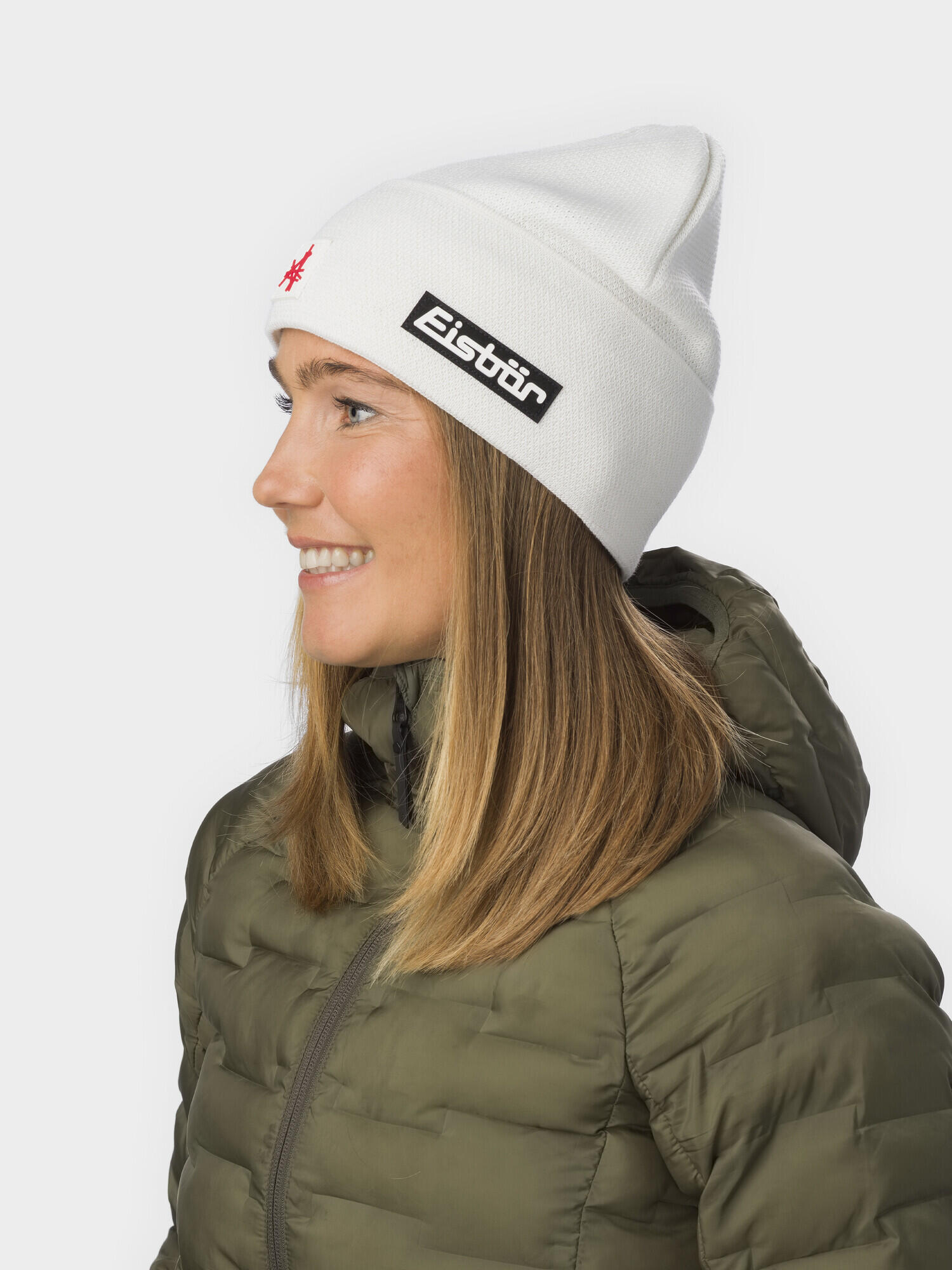 Gorro Rai Ski Austria para hombre beanie con dobladillo polar cálido Merino 4/4