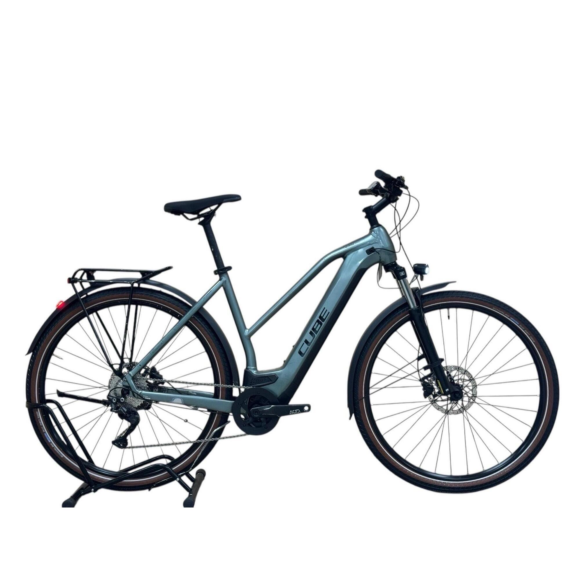 Cube - Reconditionné - Vélo Électrique Cube Nuride Hybrid Pro 625 Shimano - Comme Neuf - Vélo Ville - Gris|noir - 54 Cm - Decathlon