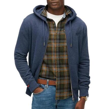 Logo Essential Kapuzenpullover mit Reißverschluss Superdry