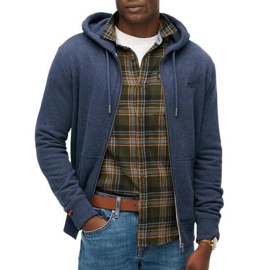 Logo Essential Kapuzenpullover mit Reißverschluss Superdry