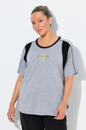 Damen Funktionsshirt meliert Classic Rundhals Halbarm