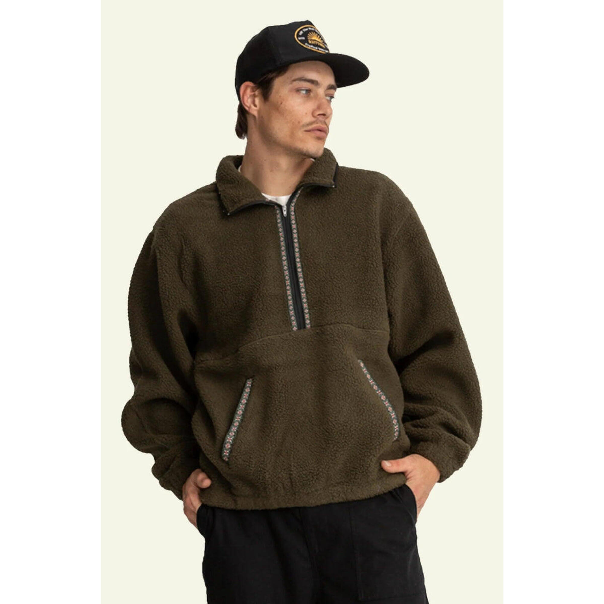 Rhythm - Sherpa - Sweat Polaire Homme - Sweat-shirt - Vert - Decathlon