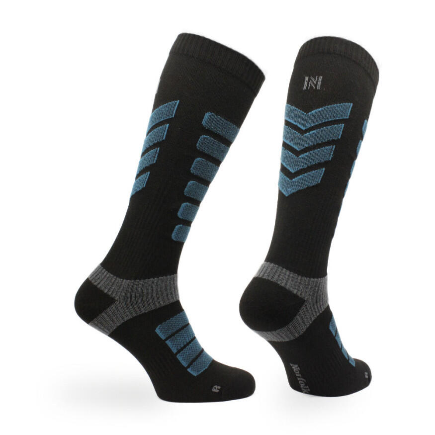 Norfolk Over The Calf Ski socks Single Pack Black 43-46 1/1