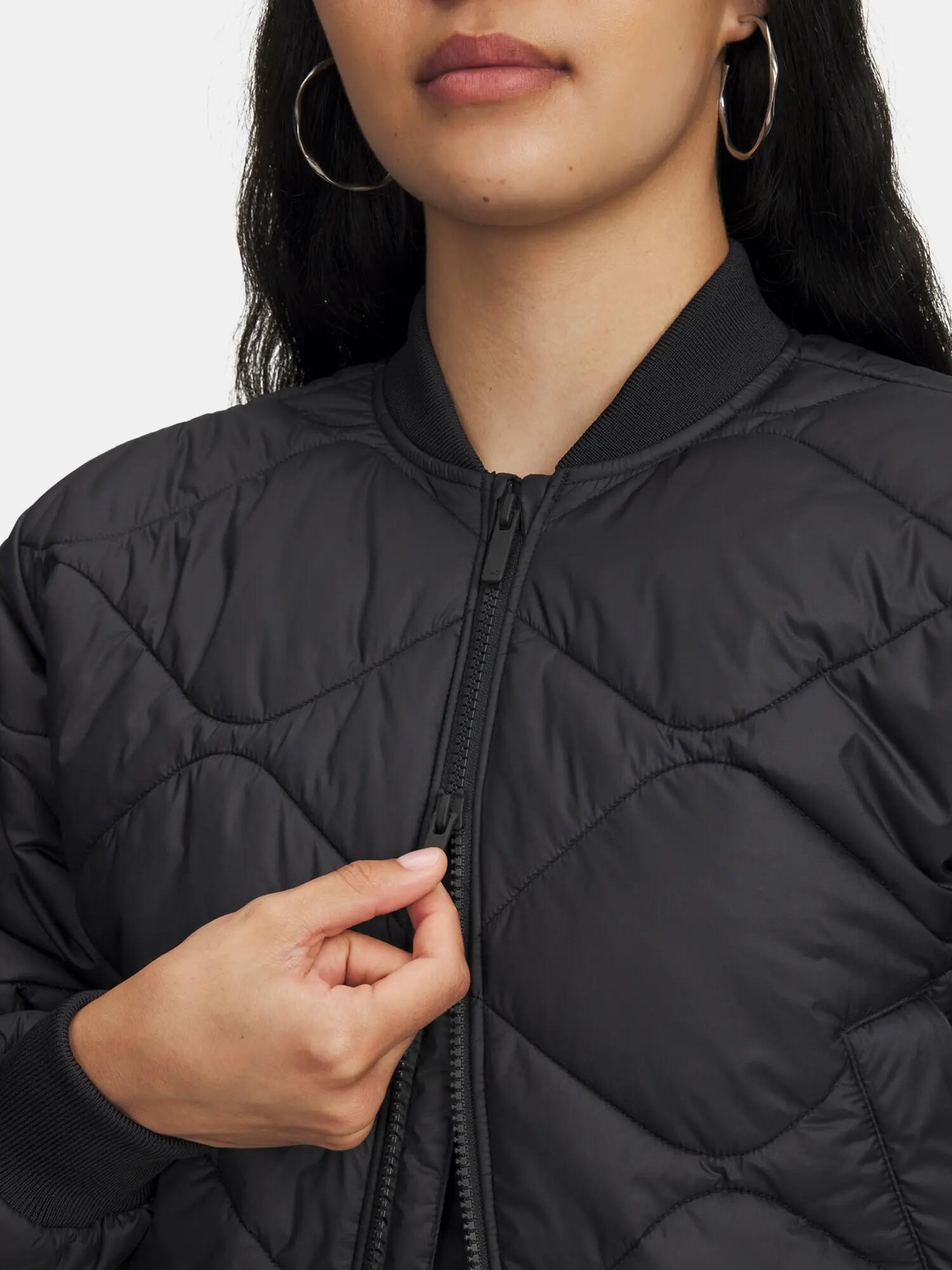 Női kabát Under Armour Heritage Bomber-BLK 3/5