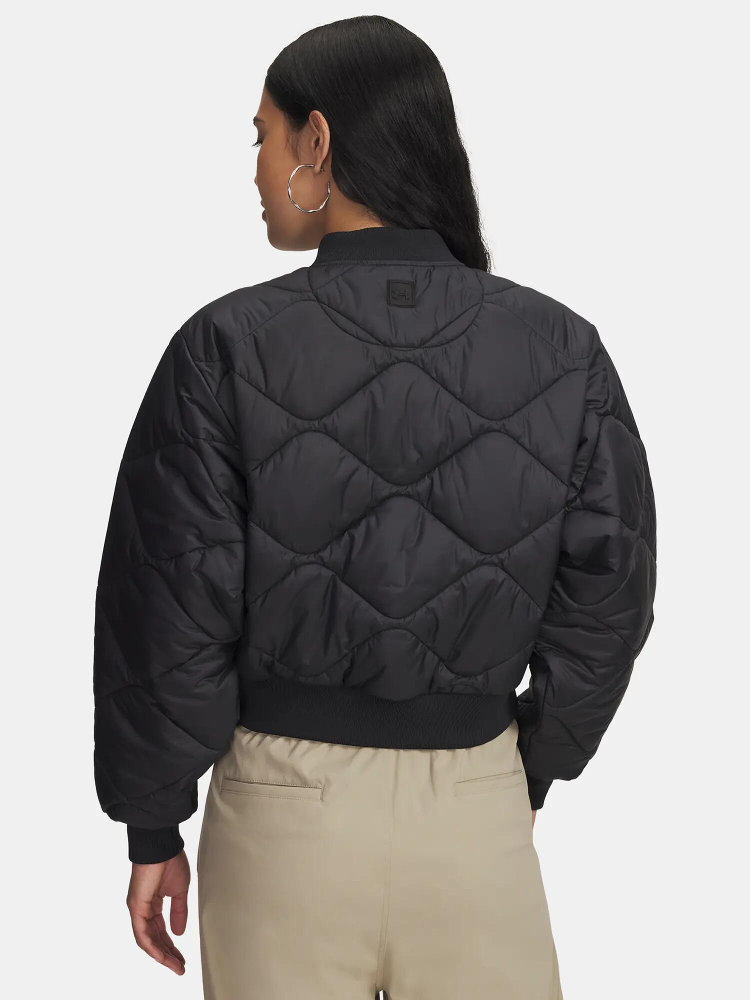 Női kabát Under Armour Heritage Bomber-BLK 2/5