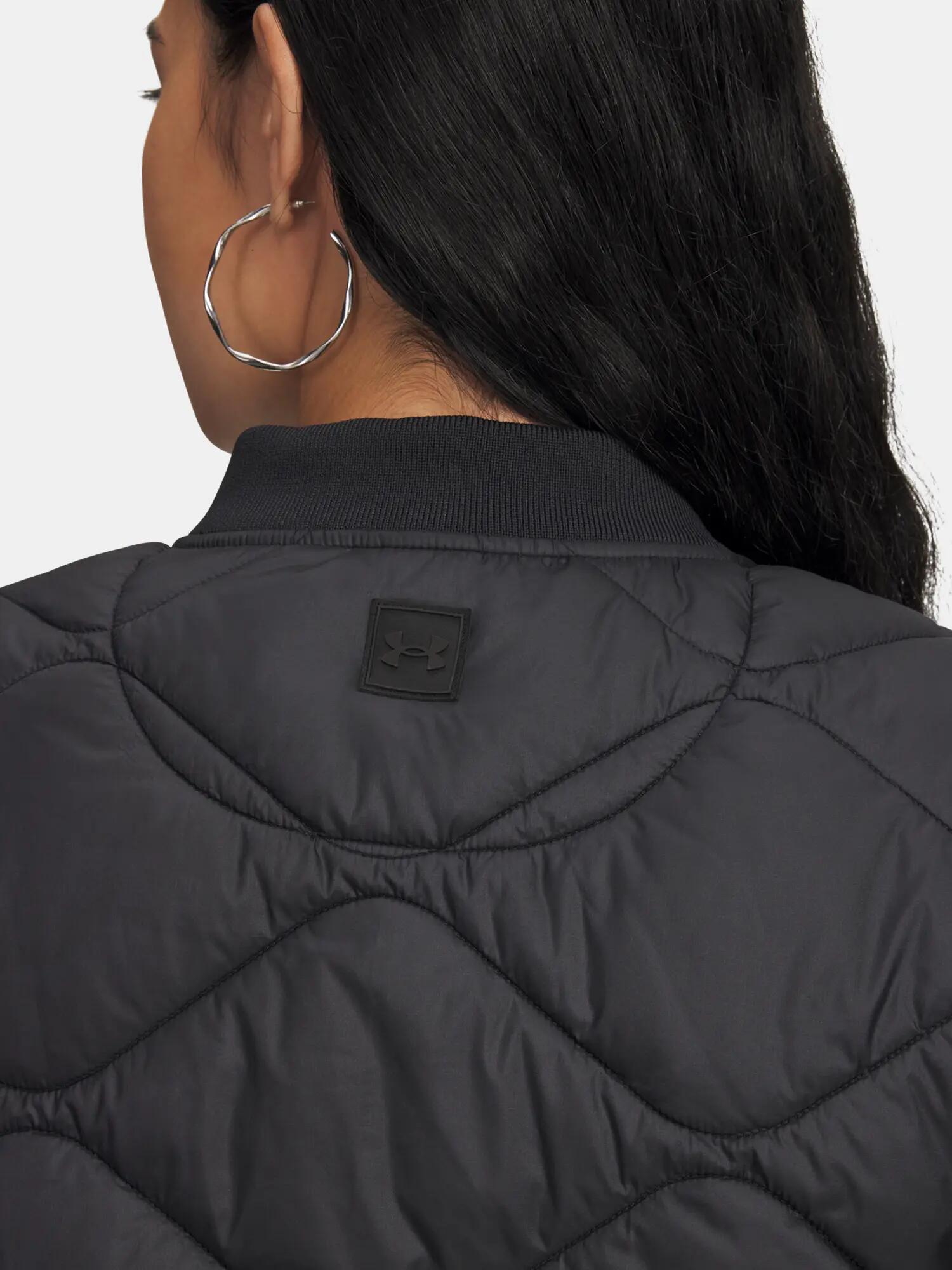 Női kabát Under Armour Heritage Bomber-BLK 4/5
