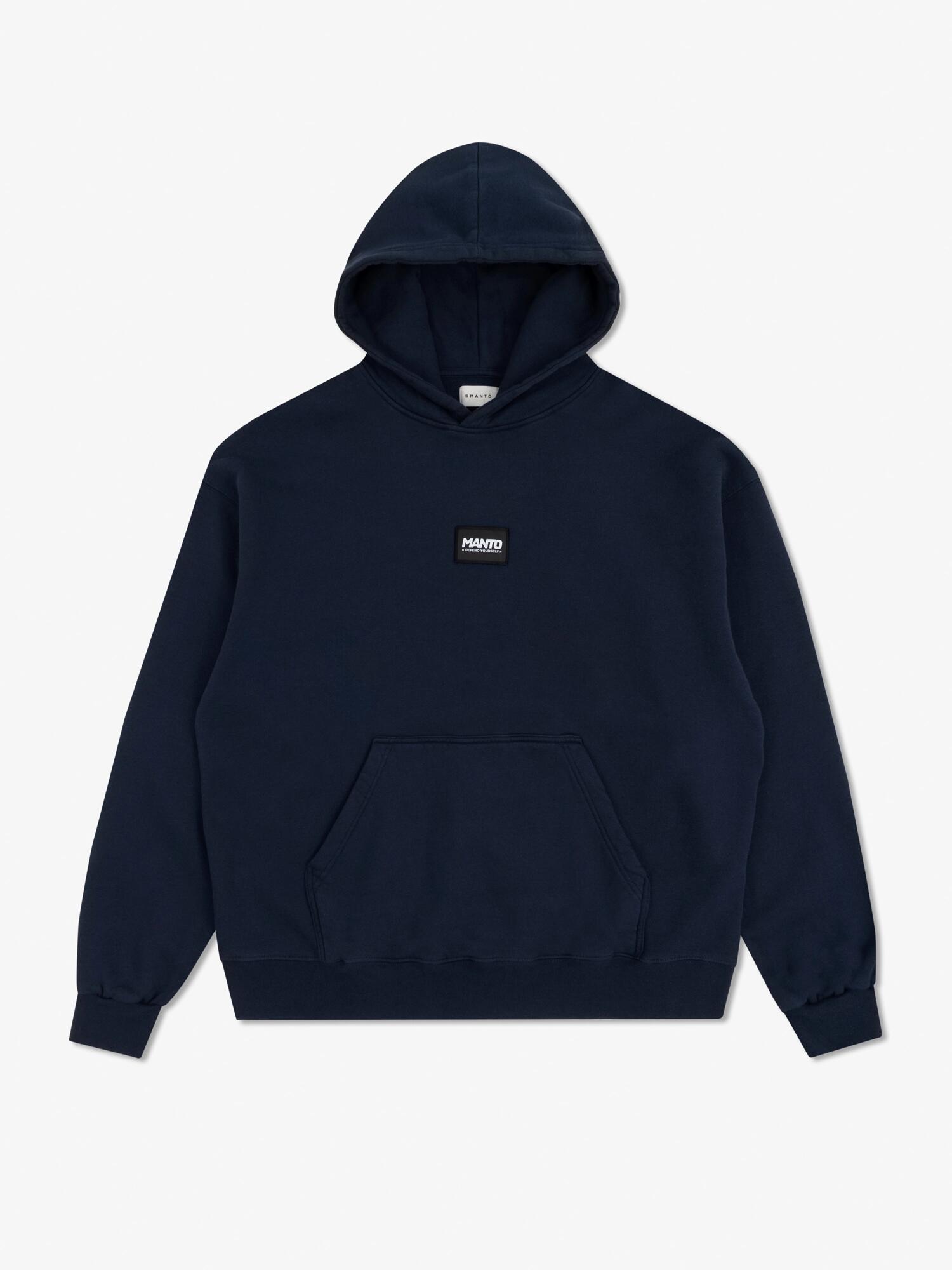 MANTO bluza z kapturem LABEL 25 OVERSIZE granatowa 3/7