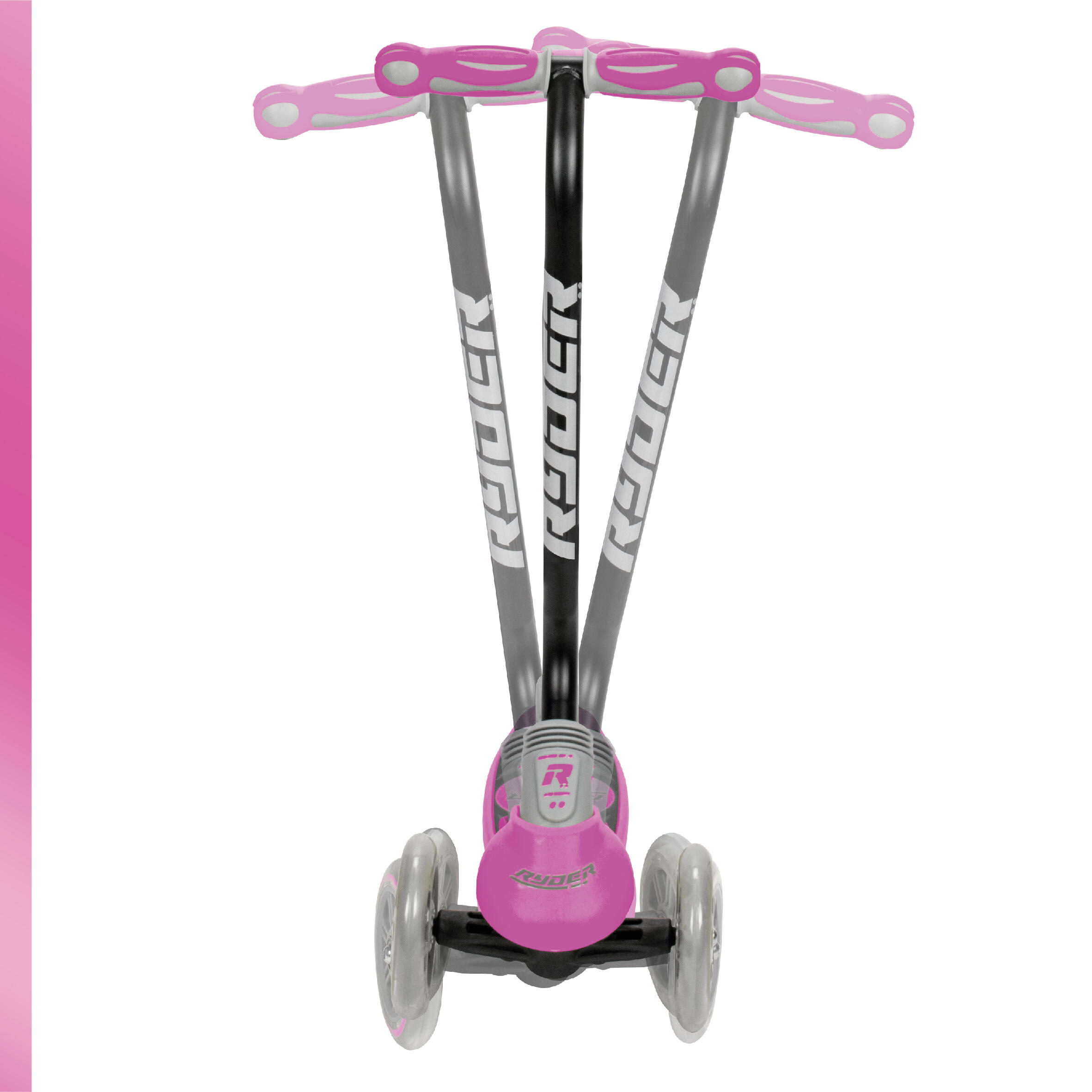 Patinete infantil de 3 Ruedas Ryder Neo LED Fucsia (3212) 4/7