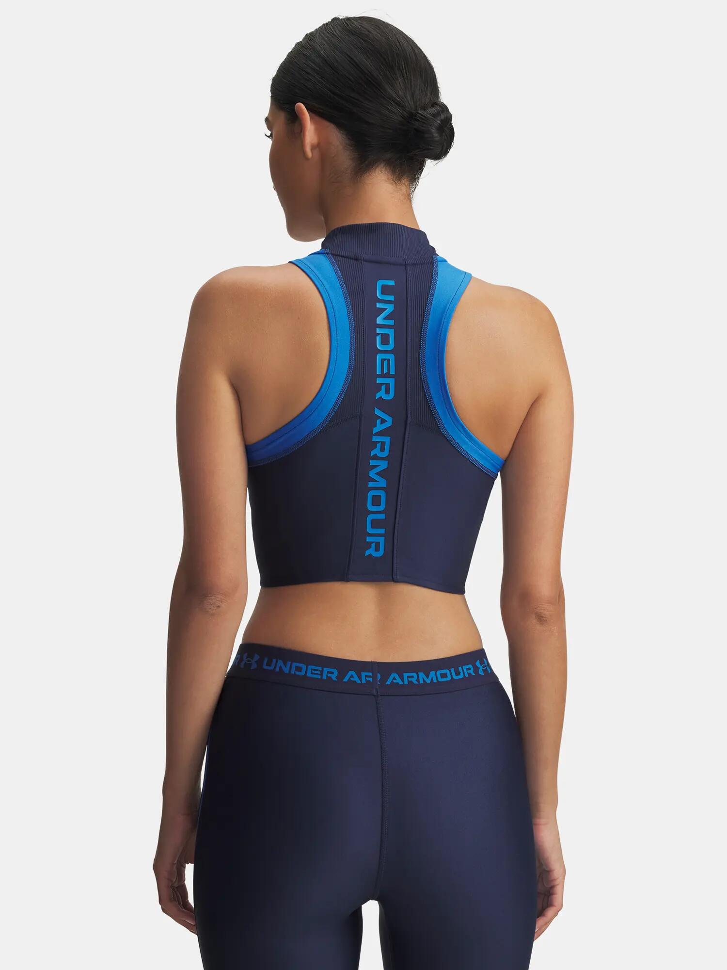 Női trikó Under Armour UA HG Rib Tank-BLU 2/3