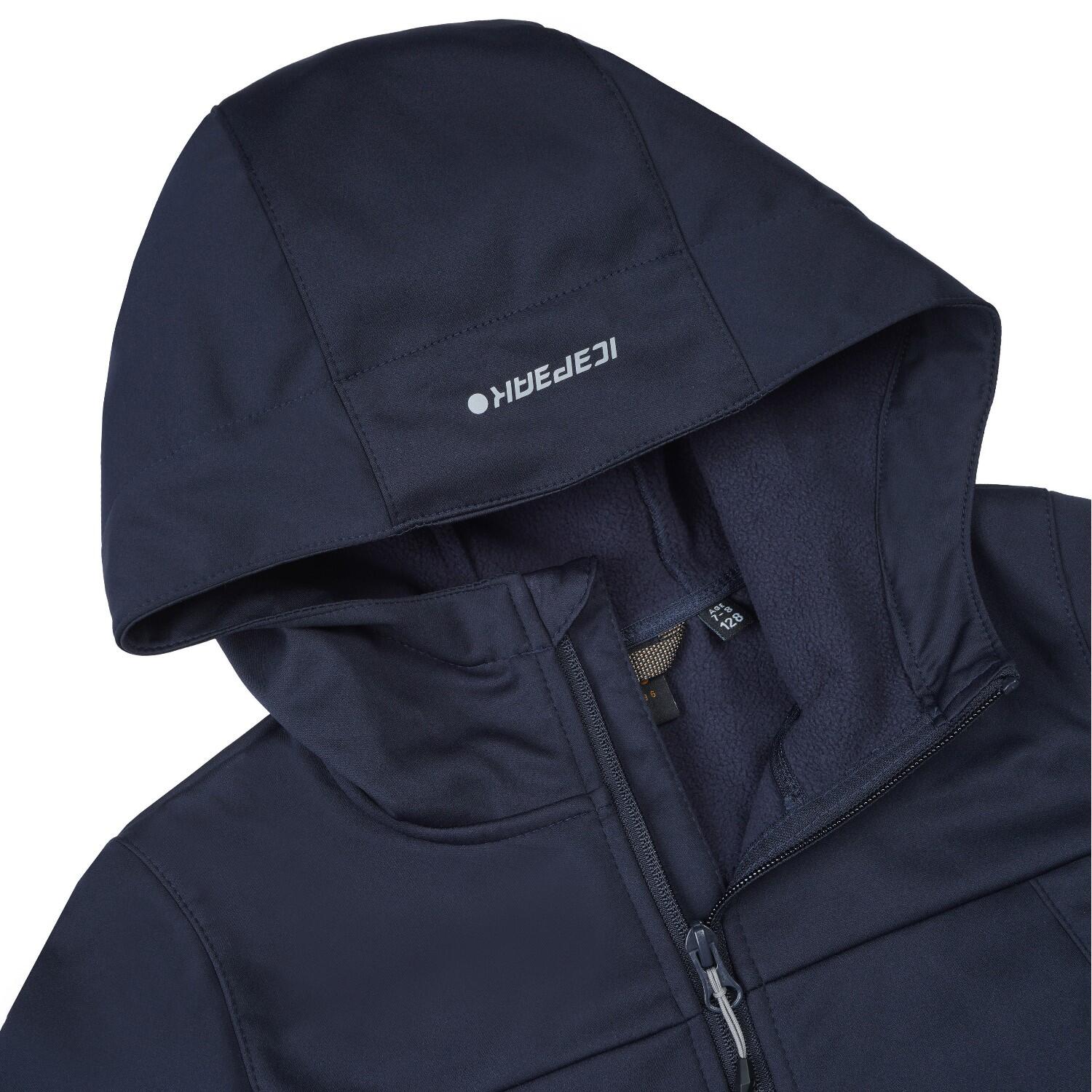 Icepeak Kline Jr. Softshelljacke Kinder mit Kapuze 4/5