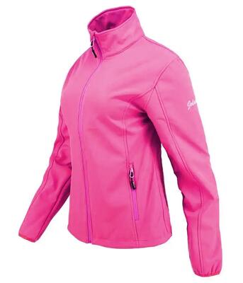 Joluvi softshelljacke mengali für damen, winddicht, wandern, outdoor fuxia 34