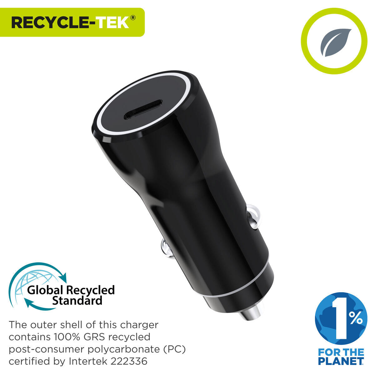Cargador de Coche MUVIT FOR CHANGE MCDCC0009 Negro 2/3