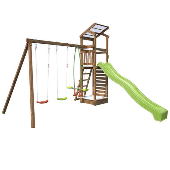 Aire de jeux avec toboggan HAPPY SWING 150