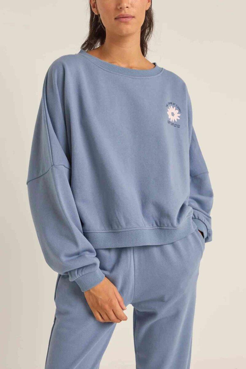 Washed OutSlouch - Sweat Femme 2/4