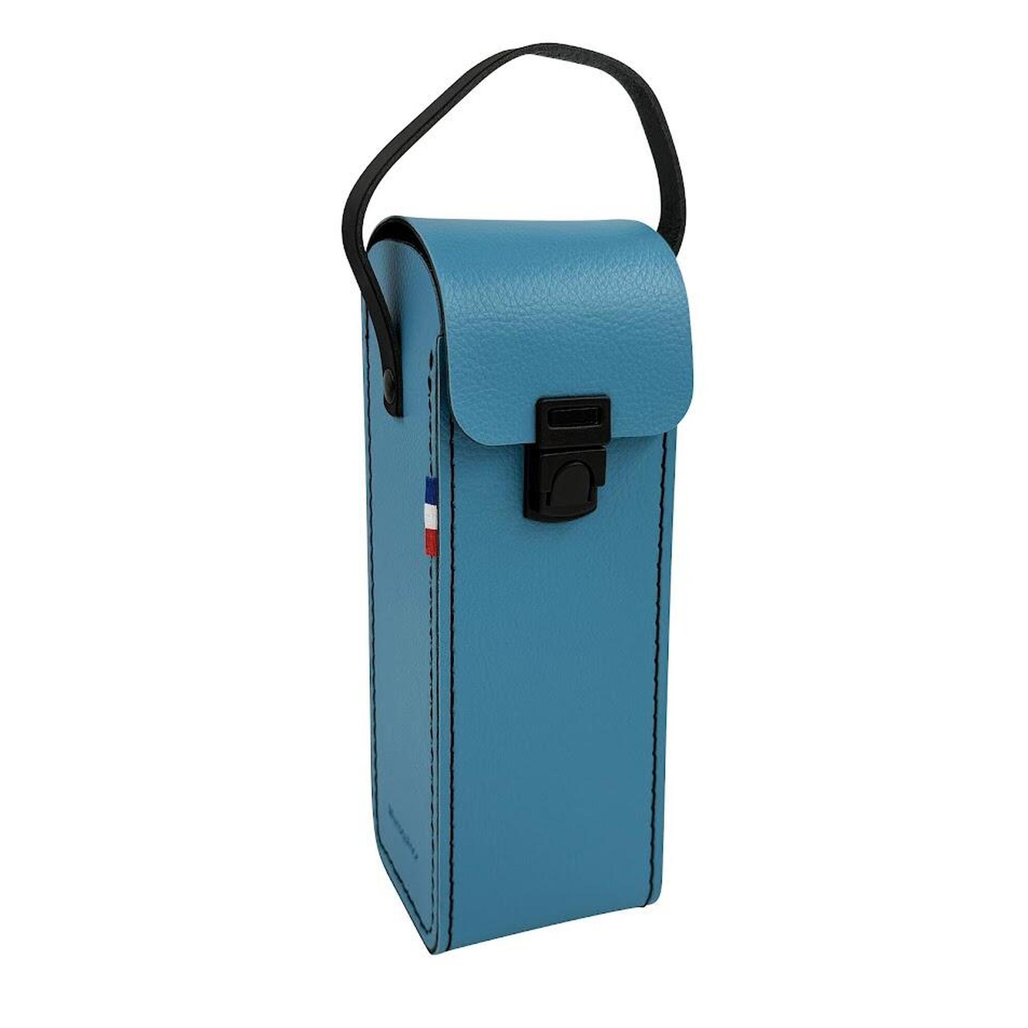 Maroquinor - Sacoche Rigide Bleu Aqua Pour Boules De Pétanque Avec Poignée En Cuir - Housse De Rangement - Bleu - Taille Unique - Decathlon