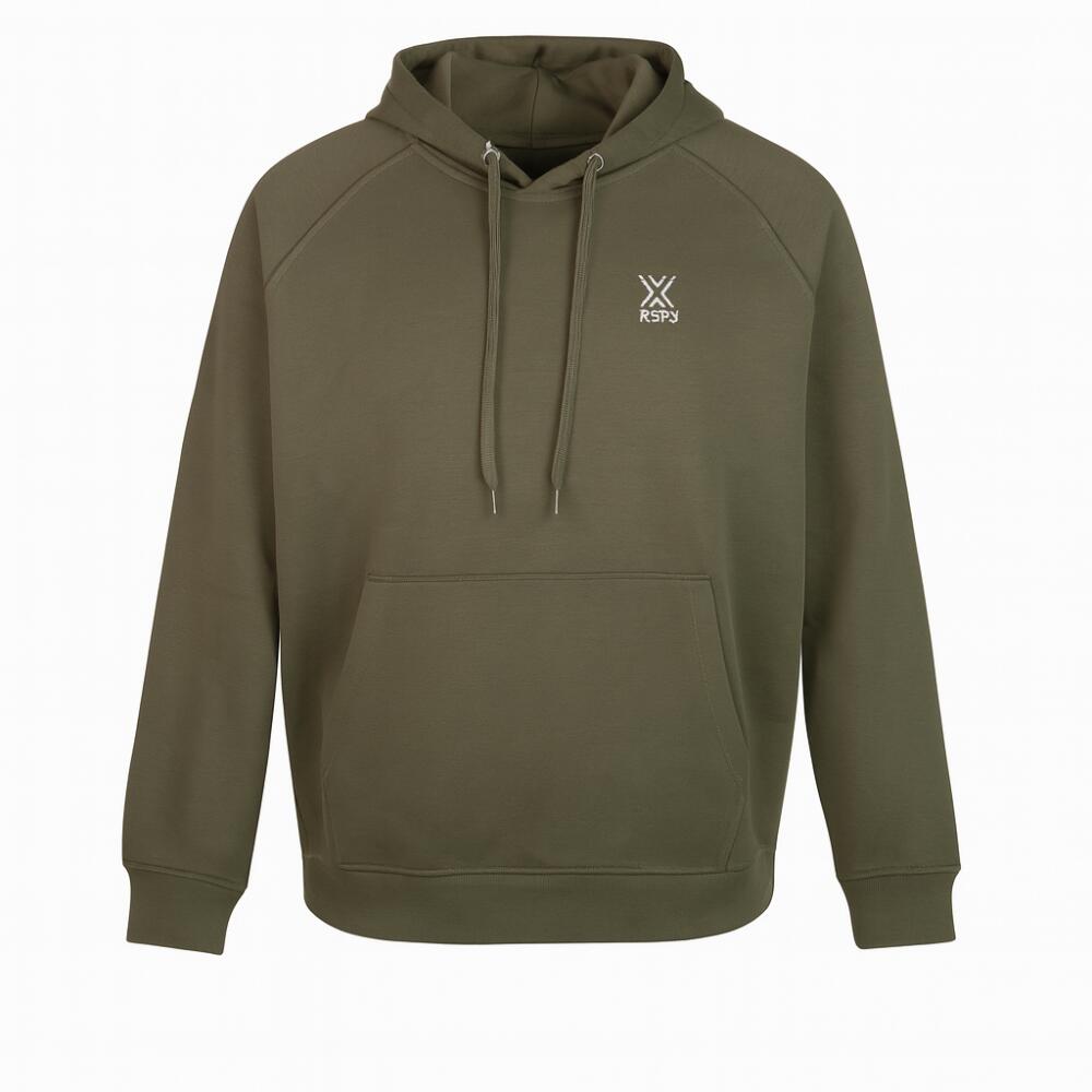 Sudadera Munich Hoodie Logo 2507600 Khaki – Sudadera Hombre Algodón Premium con 2/3