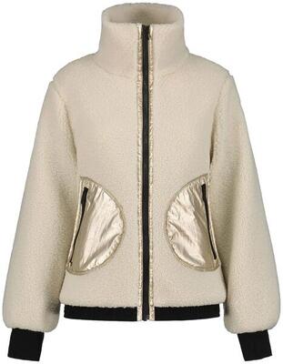 Iskoinen vest dames lange rits fleece powder