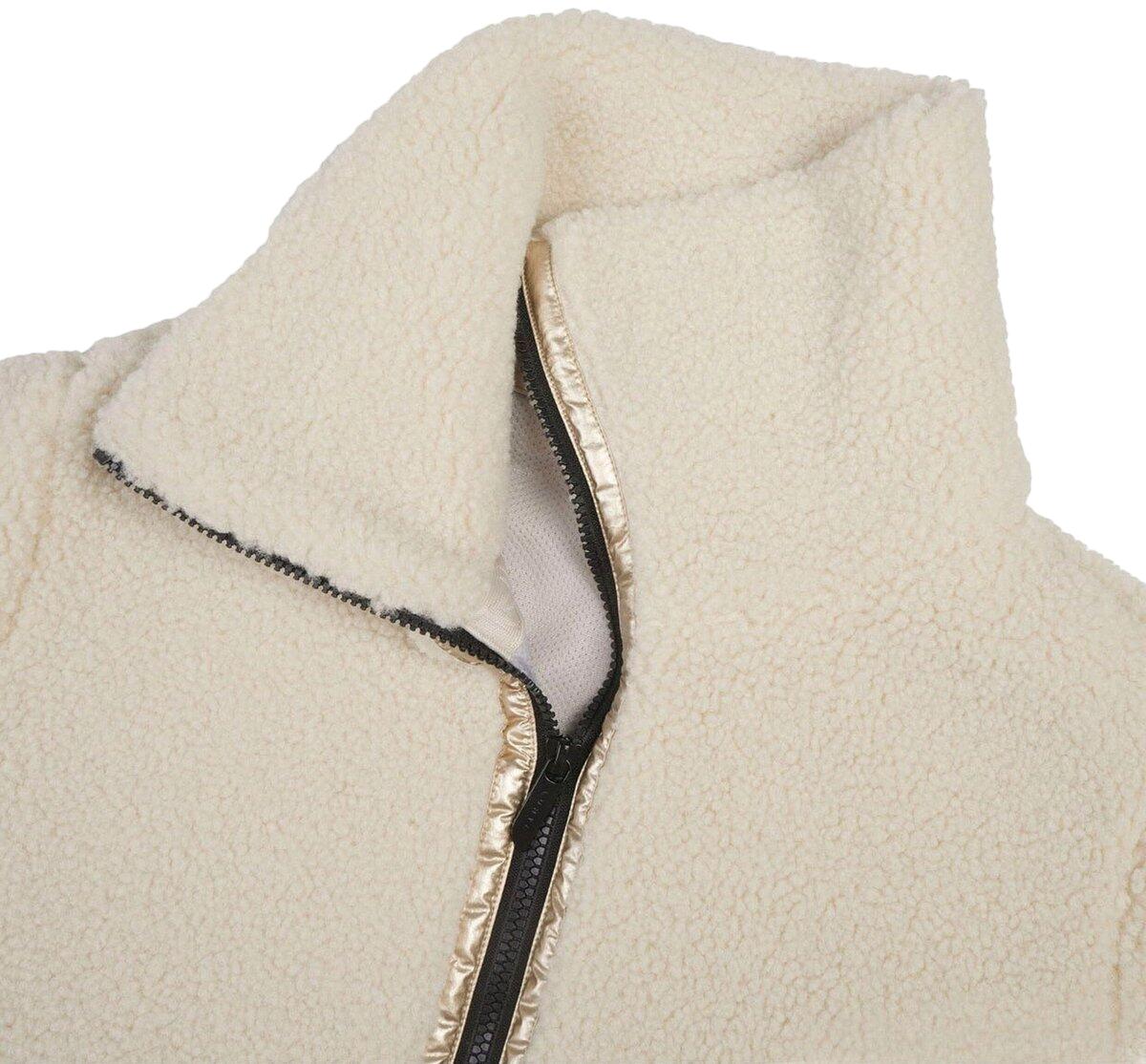 Iskoinen Vest Dames Lange rits fleece Powder 4/6
