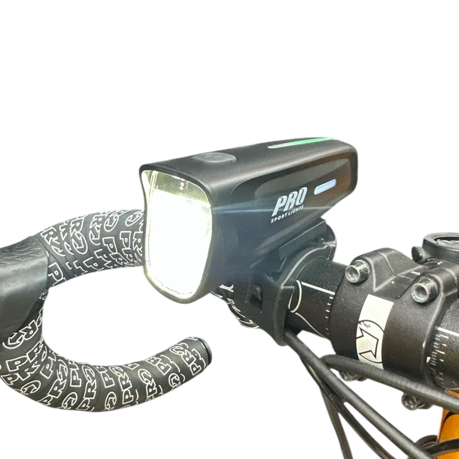Juego de luces LED para bicicleta de 100 Lux recargables por USB 2/8