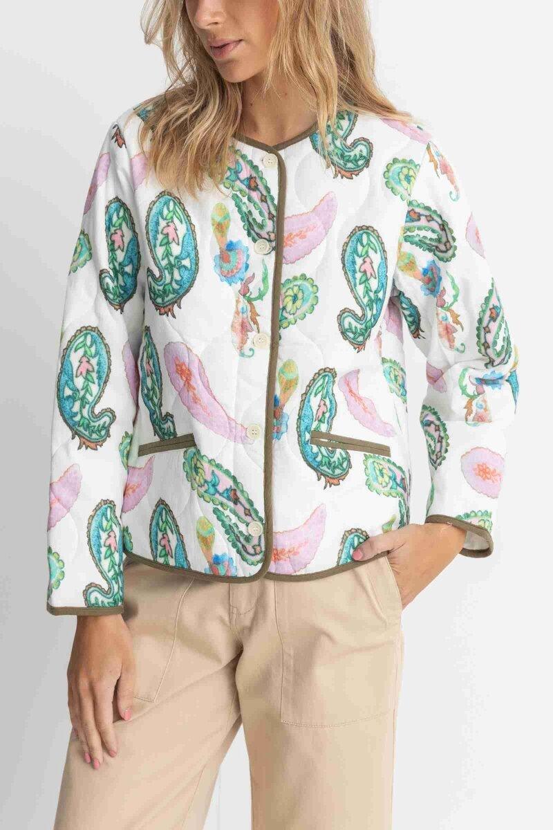 Brooklyn Paisley Acolchada - Chaqueta Mujer 2/4