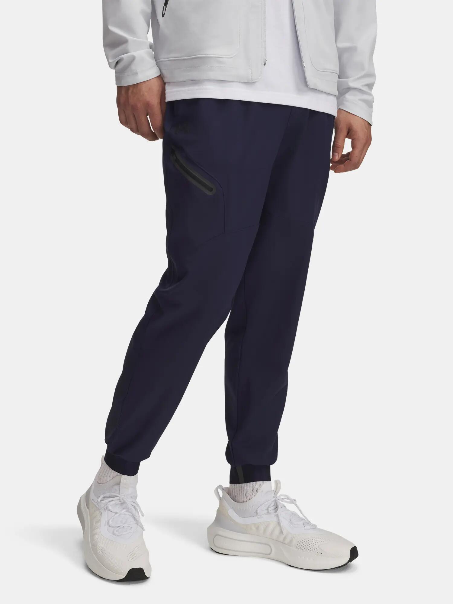 Férfi melegítőnadrág Under Armour UA Unstoppable Woven Jogger-BLU 1/4