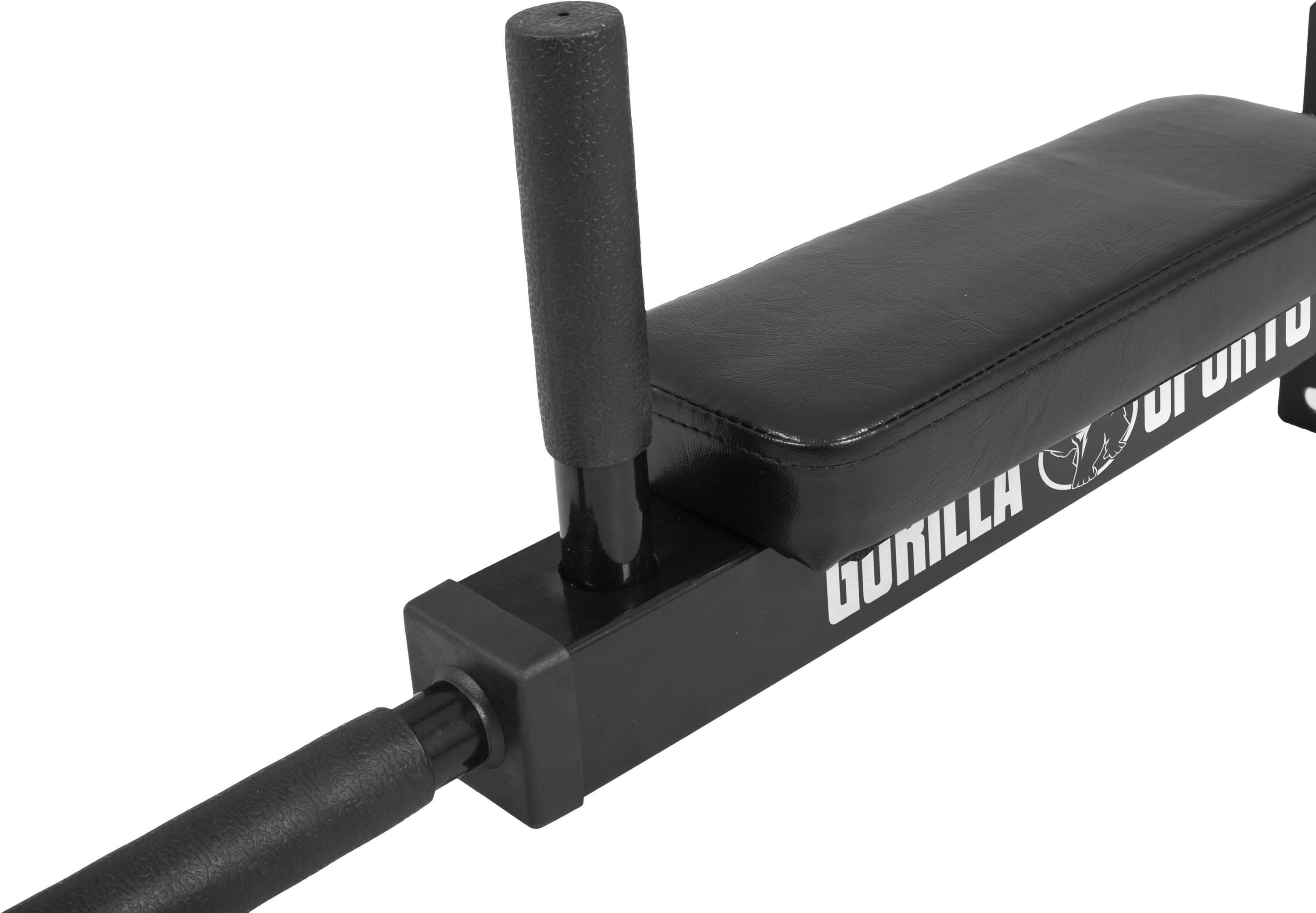 Barre per Dip da Parete Gorilla Sports acciaio 40 mm nero, 200 kg 4/5
