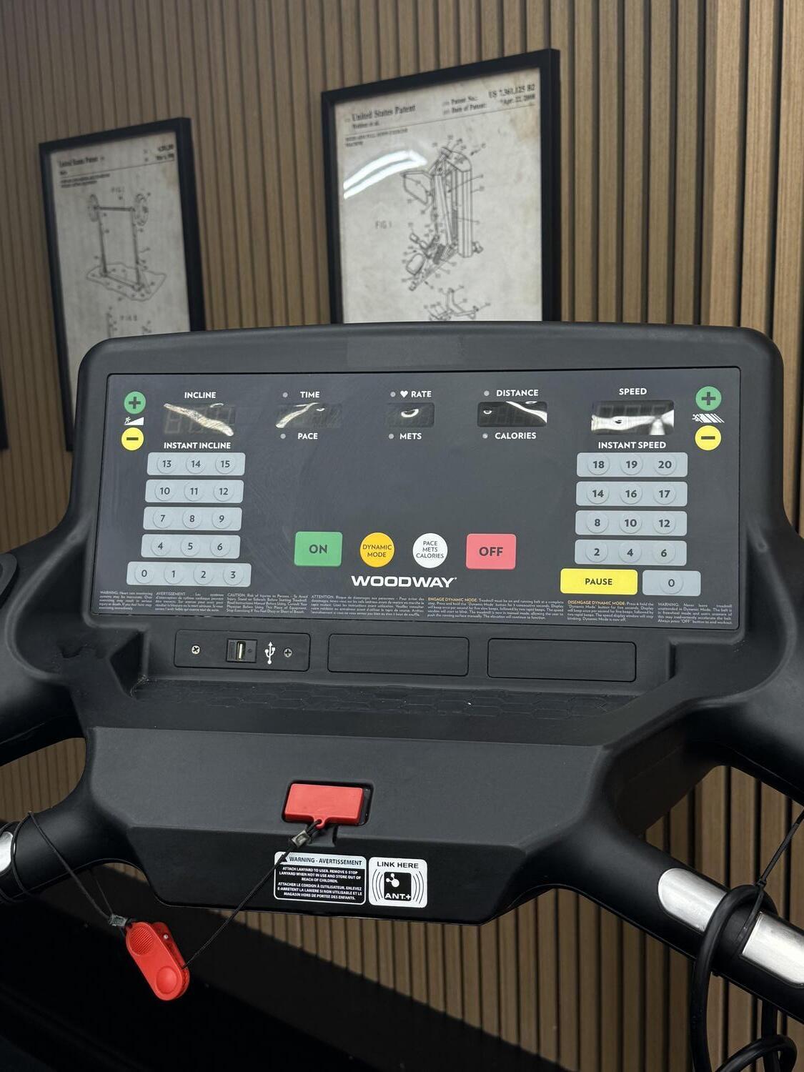 Woodway 4Front Treadmill - QuickSet LED 6/7
