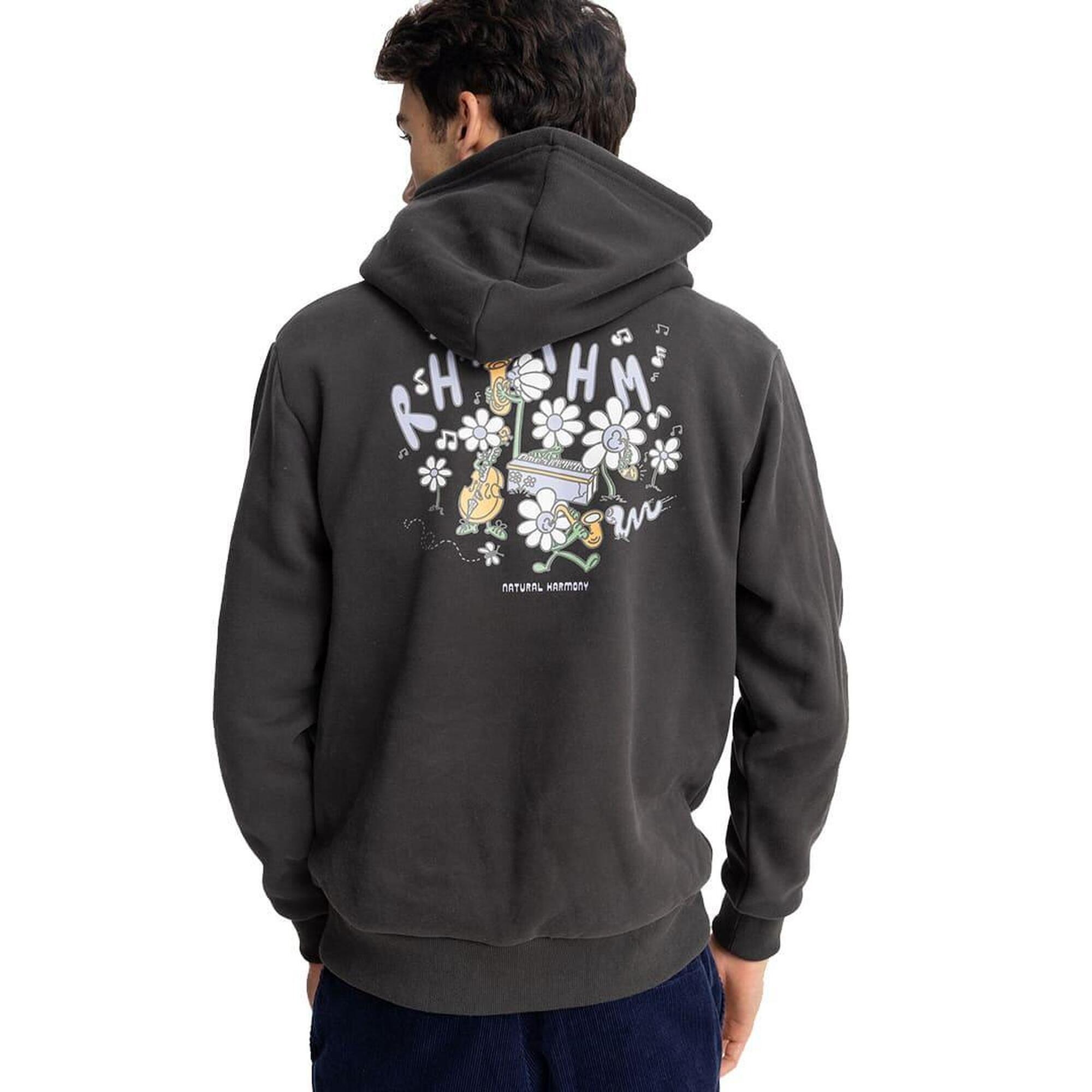 Rhythm - Natural Harmony - Sweat A Capuche Homme - Sweat-shirt - Noir - Decathlon