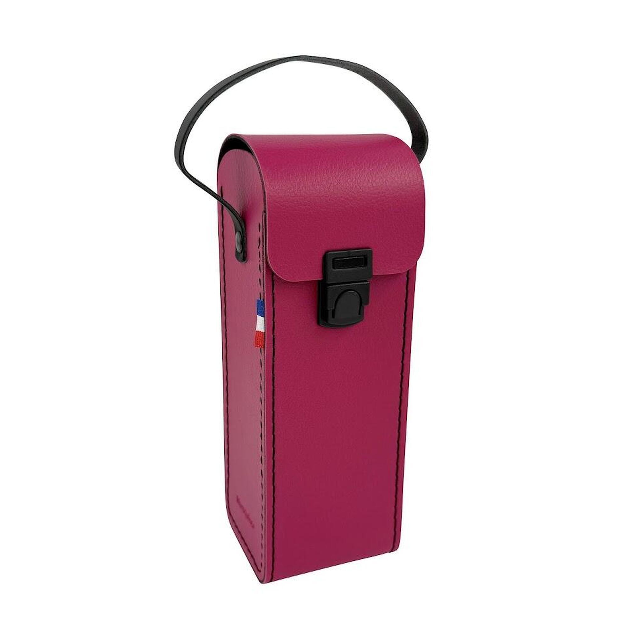 Maroquinor - Sacoche Rigide Framboise Pour Boules De Pétanque Avec Poignée En Cuir - Housse De Rangement - Rose - Taille Unique - Decathlon