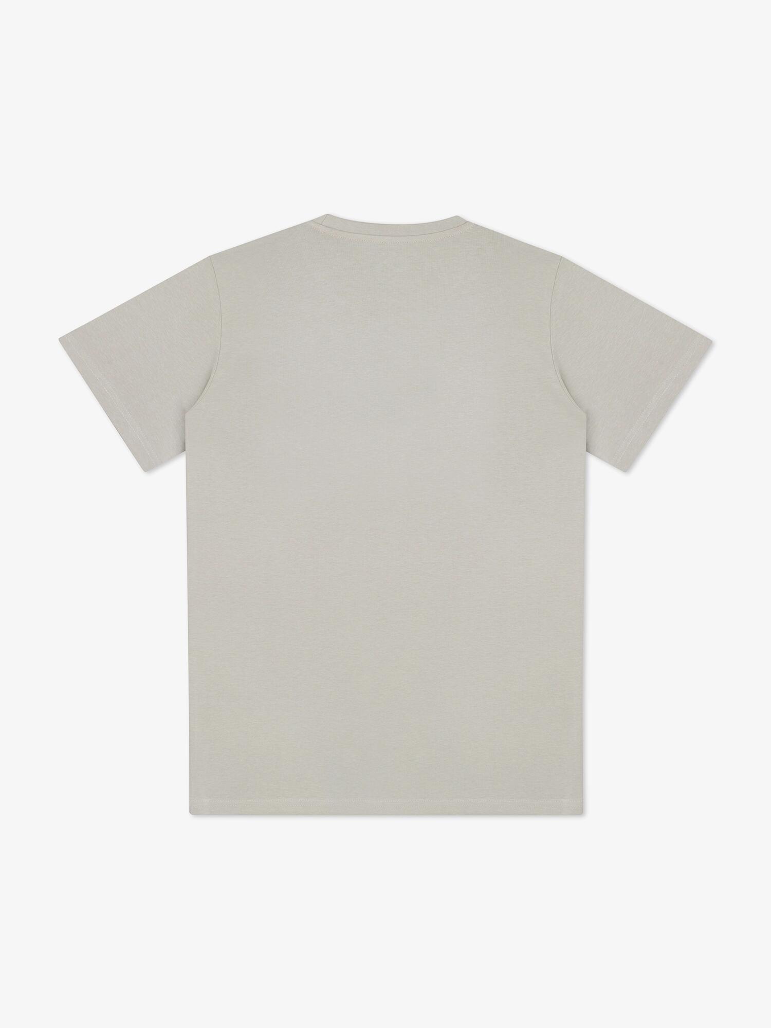 MANTO t-shirt MARKER jasnoszary 3/4