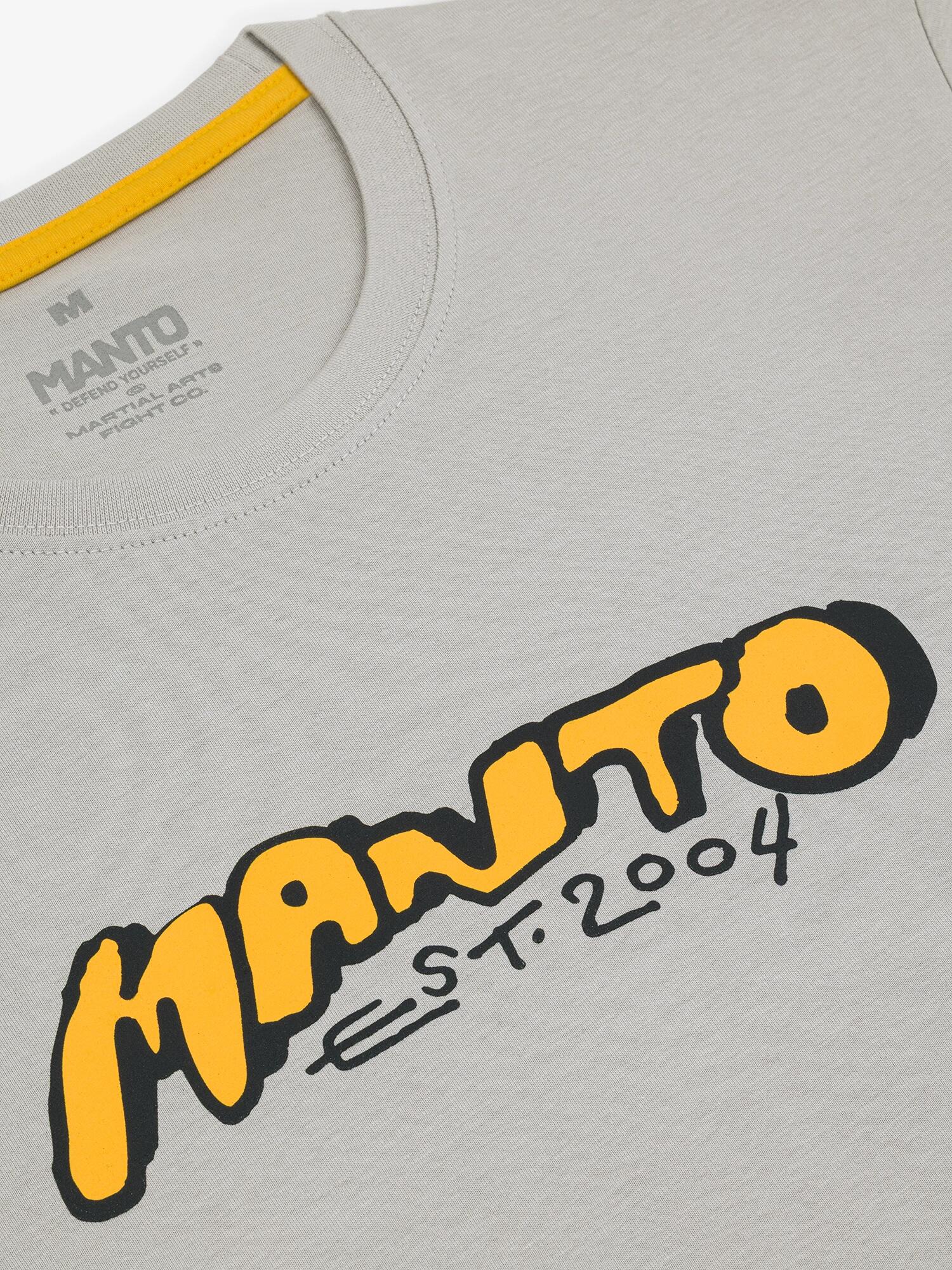 MANTO t-shirt MARKER jasnoszary 2/4