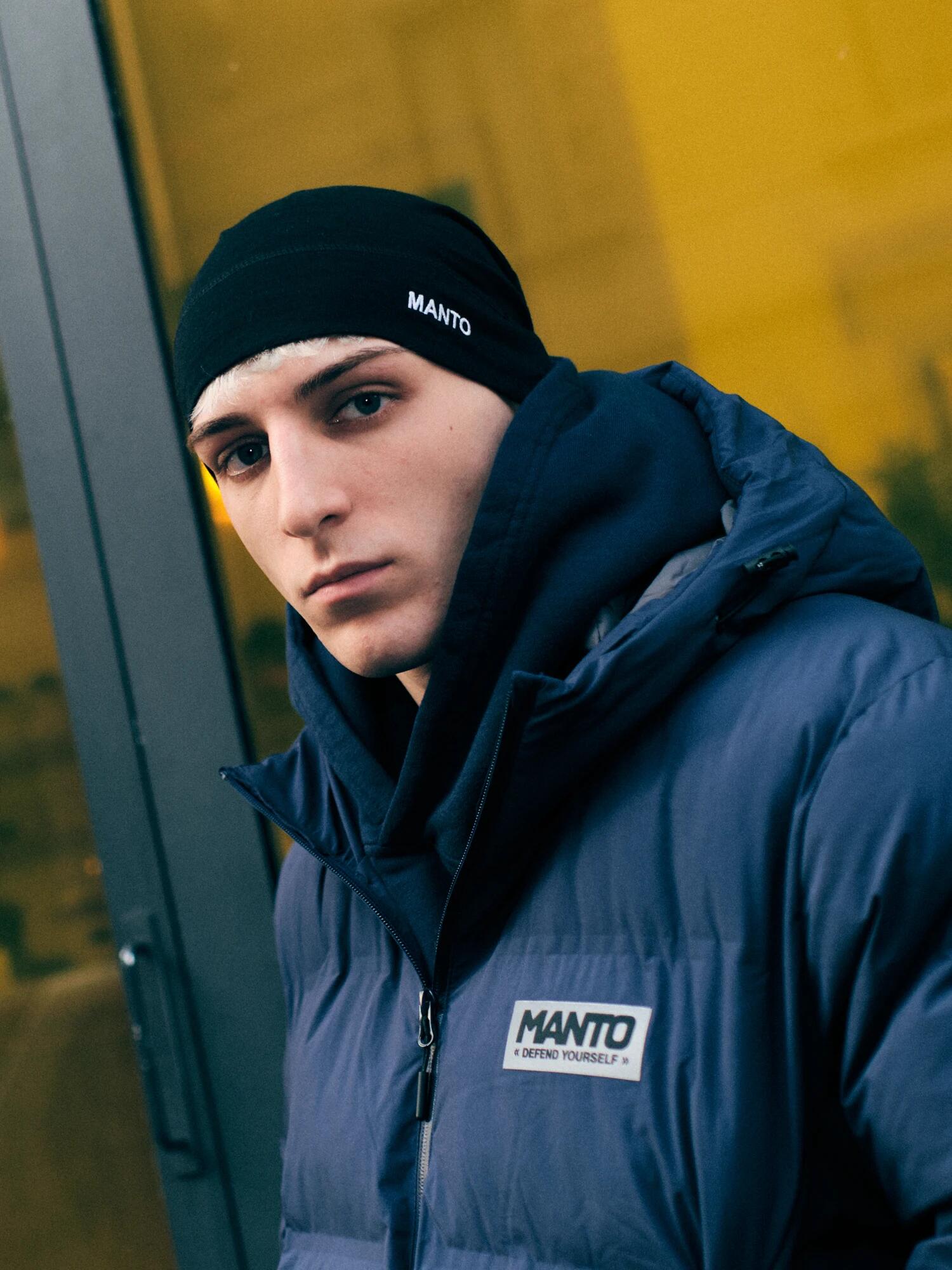 MANTO czapka BASE czarna 3/5