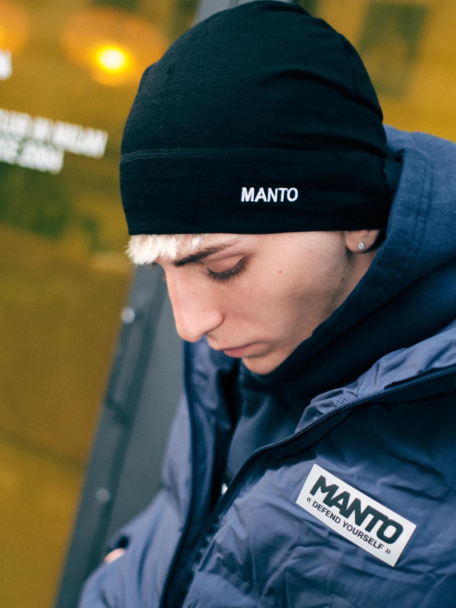 MANTO czapka BASE czarna 2/5