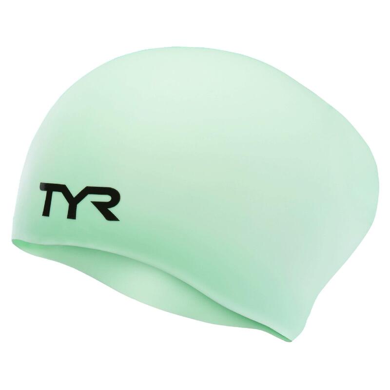 Bonnet de bain silicone cheveux longs TYR adulte