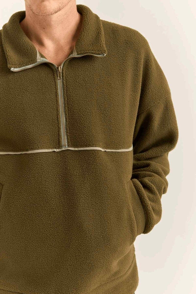 Cuello Cuarto de Cremallera Contrast - Polar Hombre 2/4