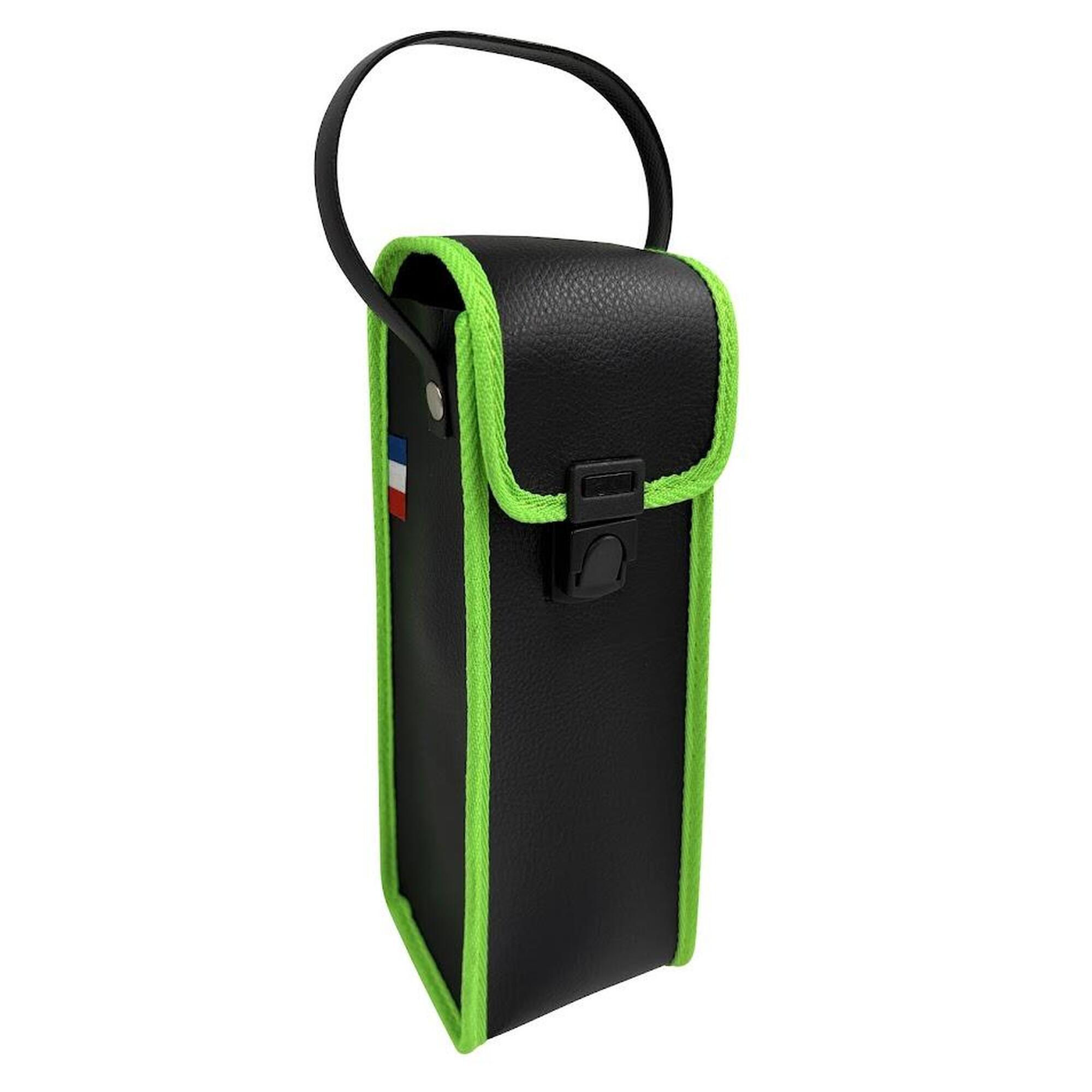 Maroquinor - Sacoche Souple Pvc Noir-vert Pour 3 Boules De Pétanque Et Cochonnet Avec Poignée - Housse De Rangement - Noir|vert - Taille Unique - Decathlon