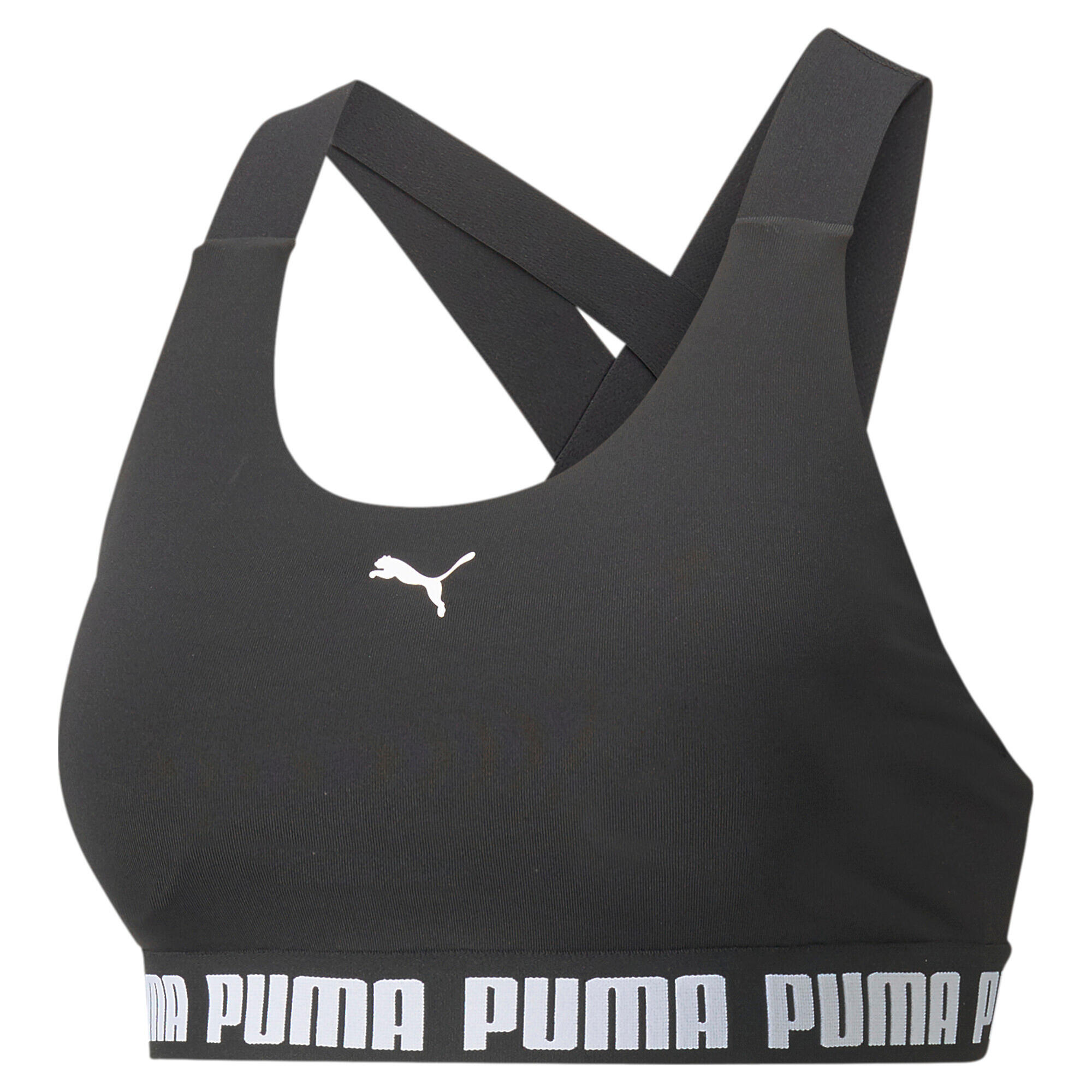 Puma - Brassière Femme Puma Mid Impact Feel It - Brassière - Noir - 36 Xs - Decathlon