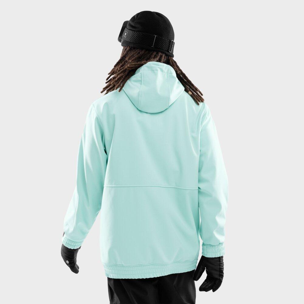 Giacca da snowboard da uomo Sport invernali W1 Iceberg Turchese 5/8