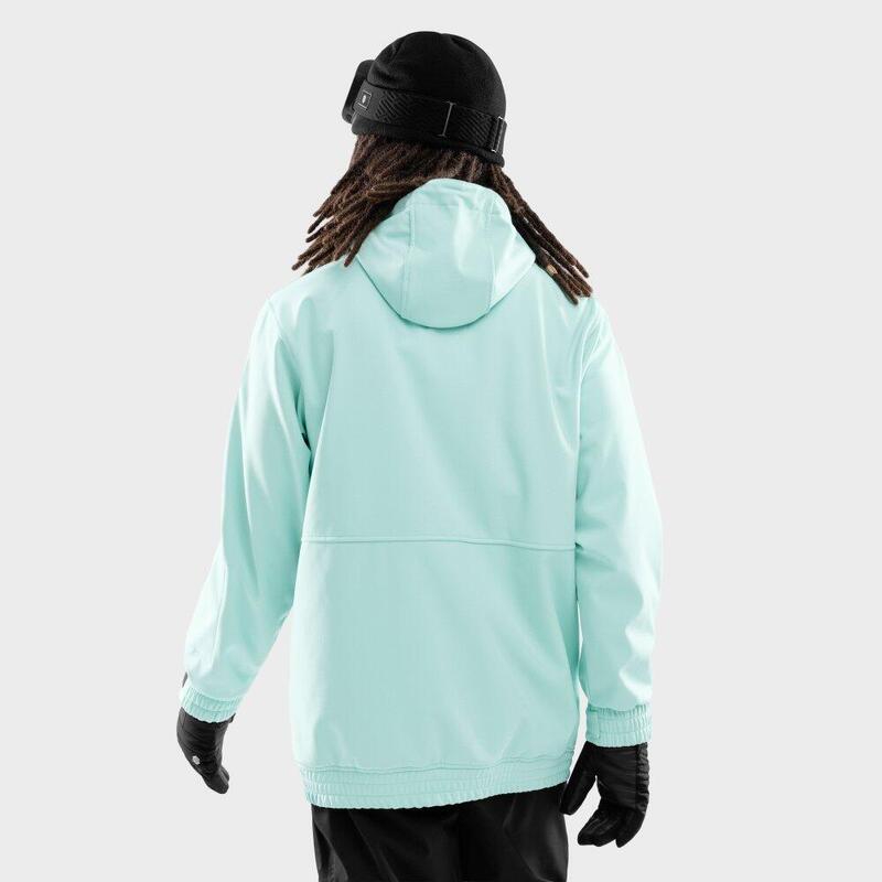 Jachetă de snowboard pentru bărbați W1 Iceberg Turcoaz Zăpadă