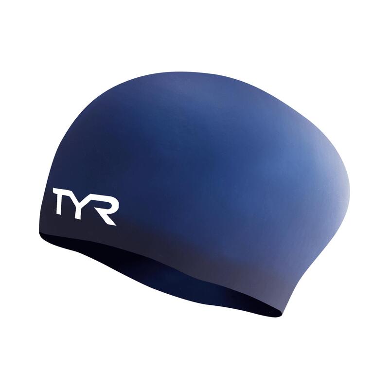 Bonnet de bain silicone cheveux longs TYR adulte