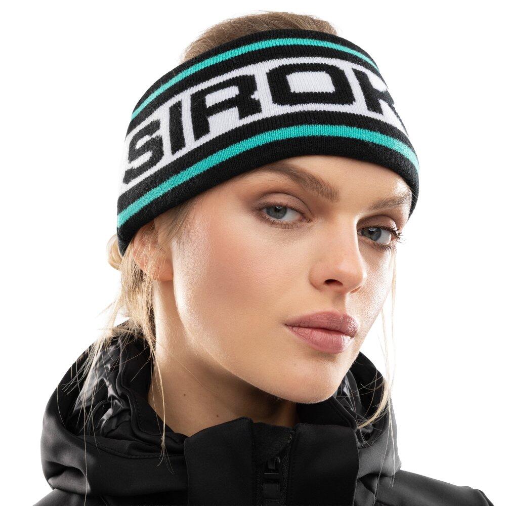 Herren und Damen Wintersport Ohrenwärmer-Stirnband Ski Emperor Schwarz 5/6